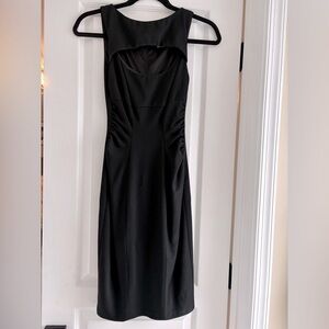 Cache women’s size 0 black dress with cutout